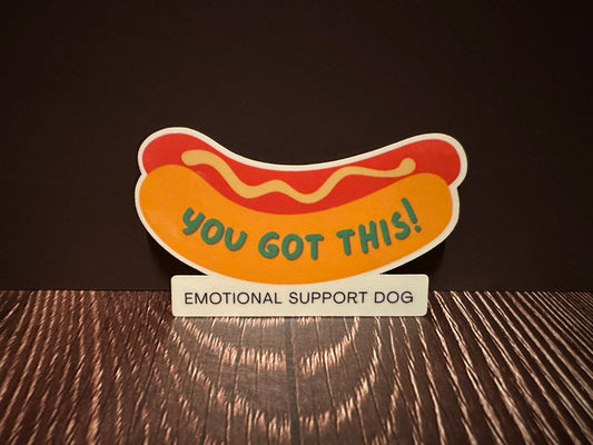 Emotional Support Dog • sticker