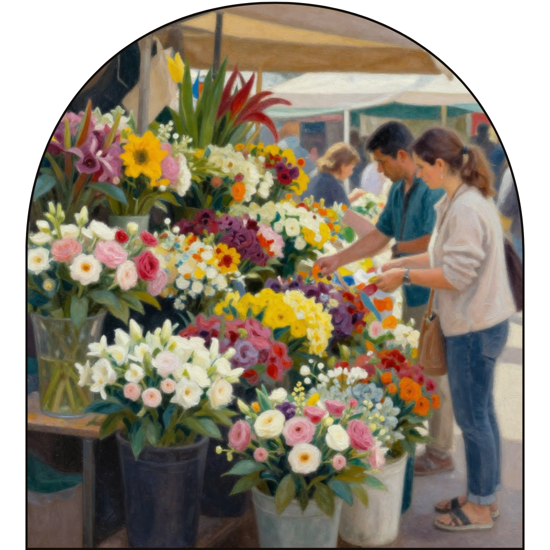 Flower Stall || Soy Wax Melt