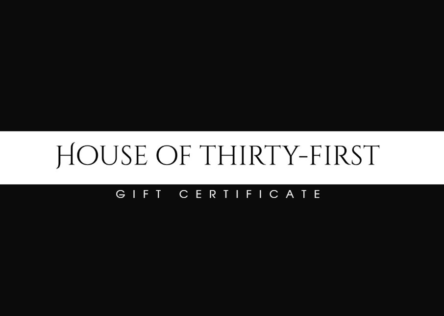 House of Thirty-First Gift Card
