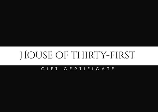House of Thirty-First Gift Card