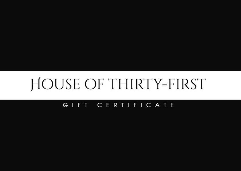 House of Thirty-First Gift Card