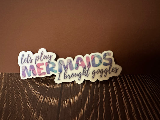 let’s play MERMAIDS • sticker