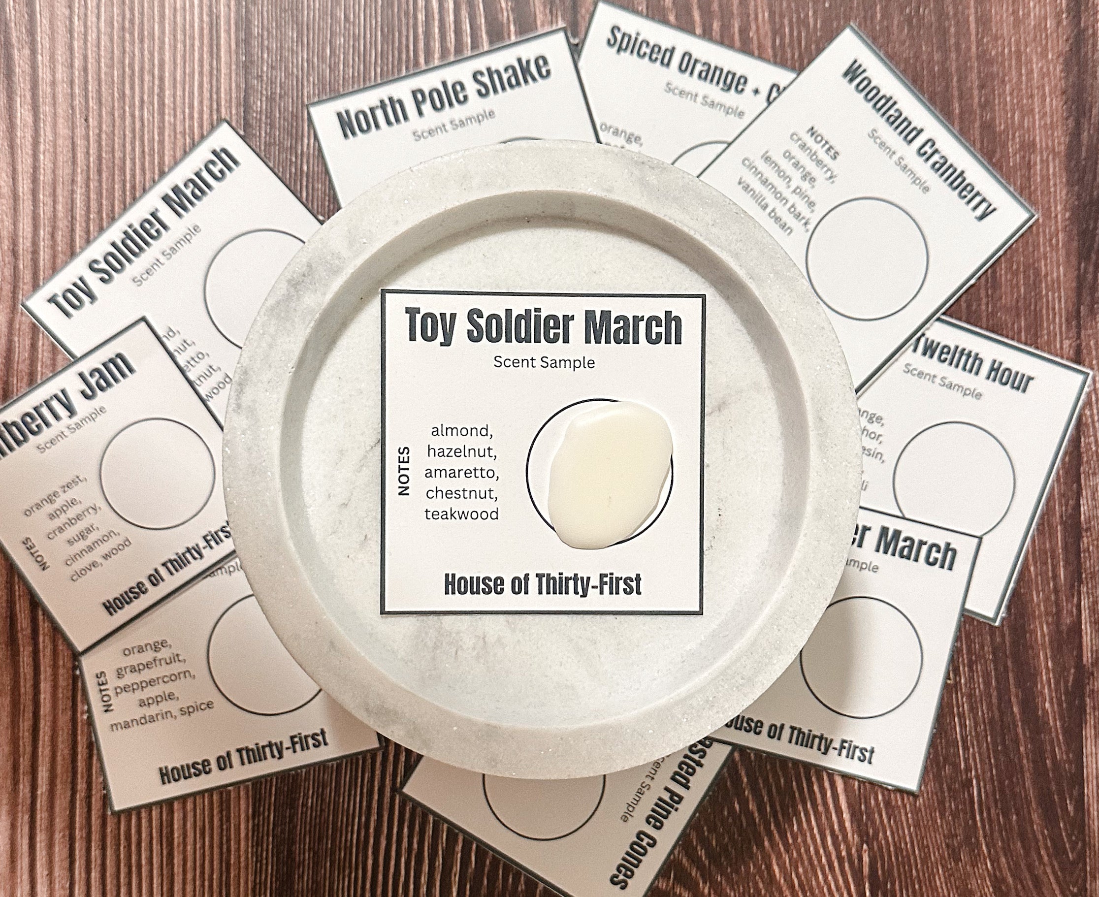 Candle Sample Scent Card