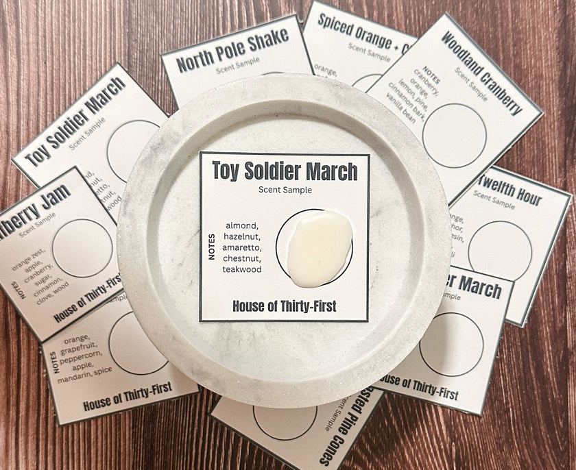 Candle Sample Scent Card